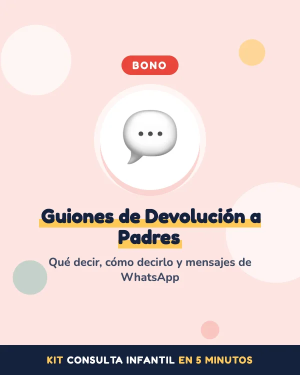 Portada de los Guiones de Devolución a Padres